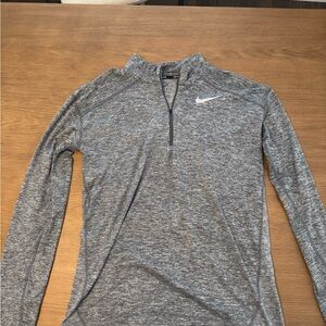 Nike Dri-FIT Heathered Gray Top